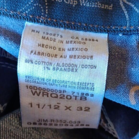 Wrangler Q-Baby No Gap Waistband Jeans - Picture 10 of 12